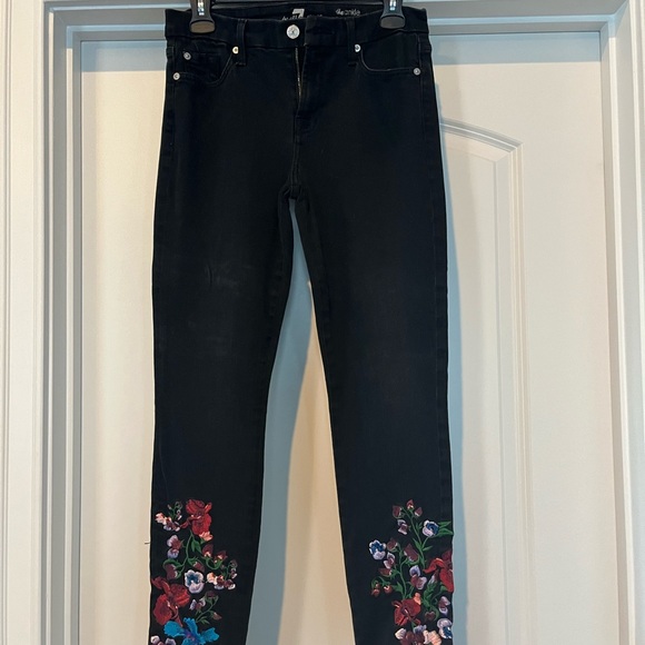 7 for all mankind mid rise skinny ankle jeans - Picture 4 of 6